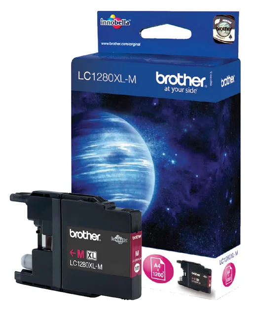 Inktcartridge Brother LC-1280XLM rood från Brother – produktbild