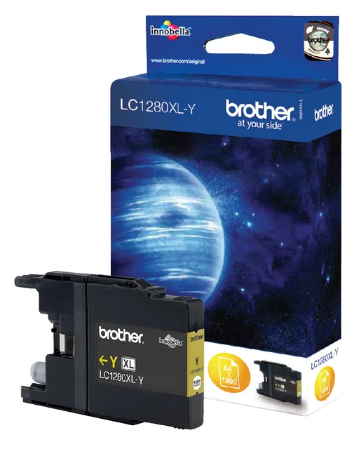 Inktcartridge Brother LC-1280XLY geel fra Brother – produktbillede