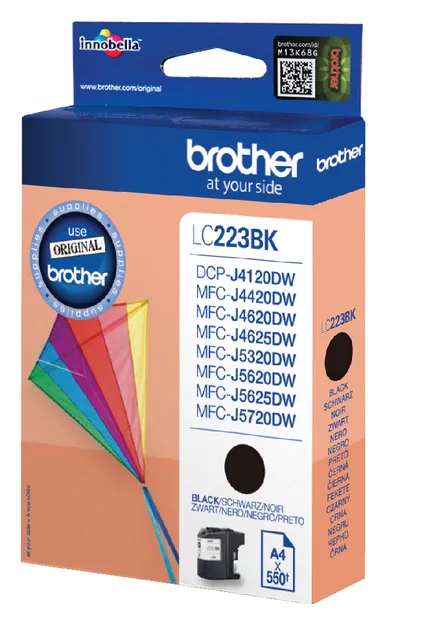 Inktcartridge Brother LC-223BK zwart fra Brother – produktbillede