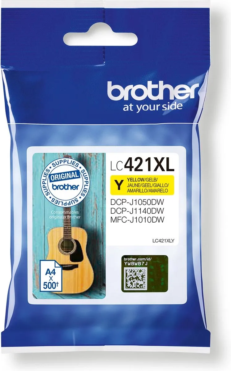 Inktcartridge brother lc-421xly | 1 stuk | 5 stuks de Brother en Jaune – photo produit