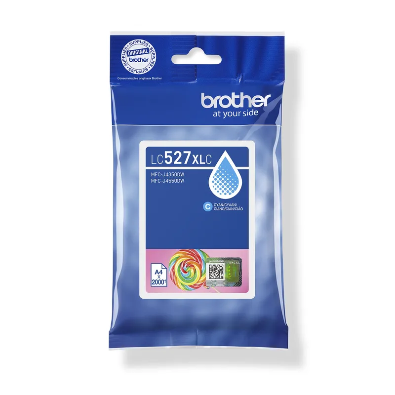 Inktcartridge brother lc-527xlc blauw | 5 stuks de Brother – photo produit