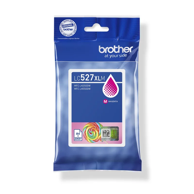 Inktcartridge brother lc-527xlm rood | 5 stuks van Brother – productfoto
