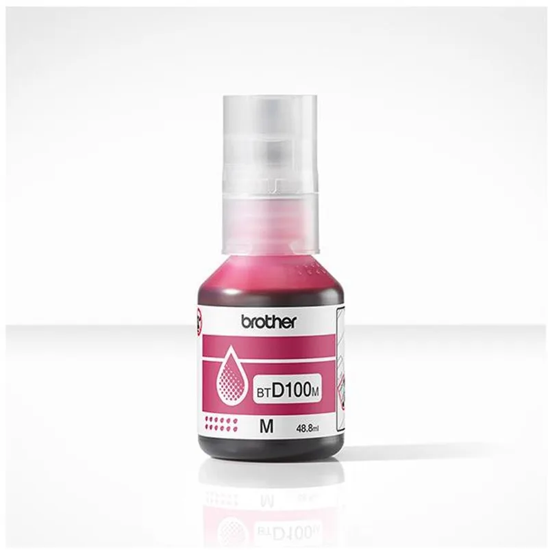 Inktcartridge Btd100M Magenta Voor Brother Dcp Hl Mfc-Printers, Opbrengst 5000 Afdrukken by Brother in Transparent – product photo