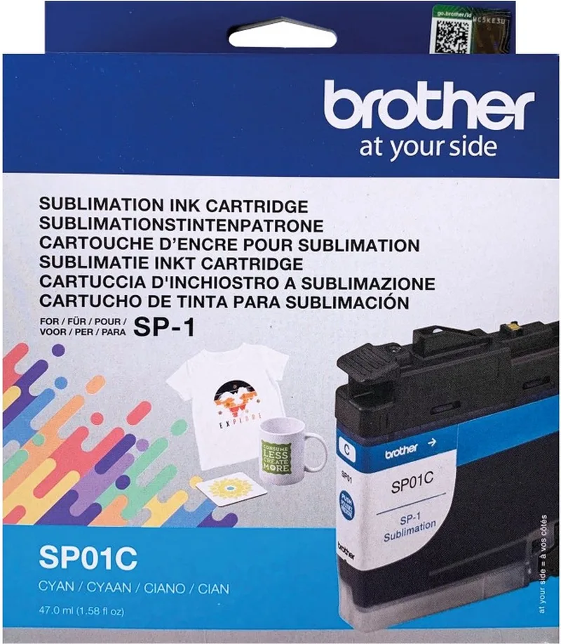 Inktcartridge sublimatieprinter SP-1 de Brother en Cyan – photo produit