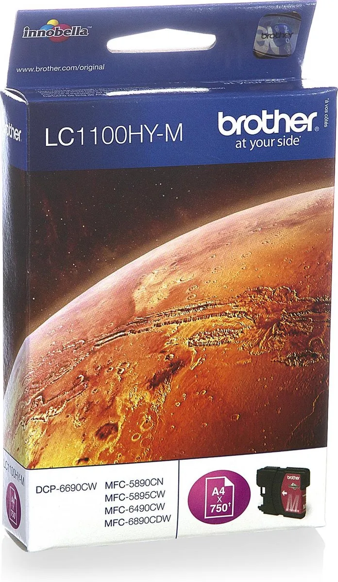LC-1100M Inktcartridge by Brother in Magenta – product photo