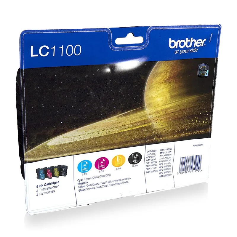 LC-1100VALBP - Inktcartridge MultiPack de Brother en 4-kleuren – photo produit