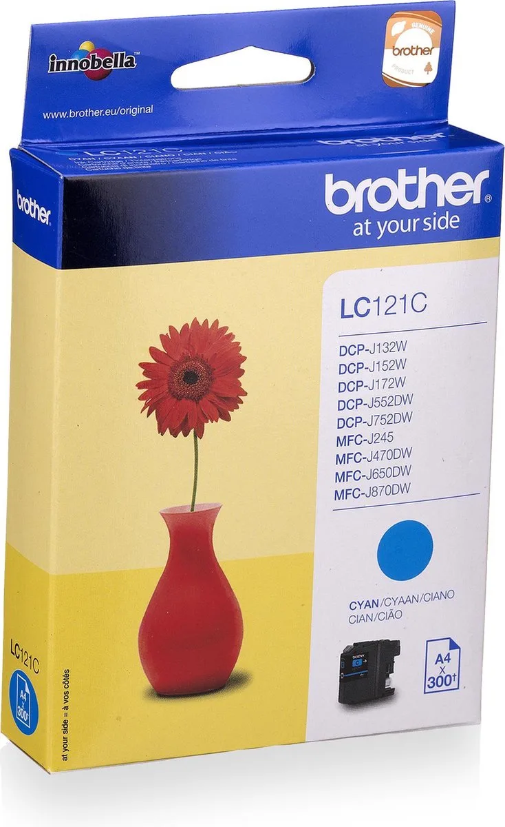LC-121 - Inktcartridge by Brother in Cyaan – product photo