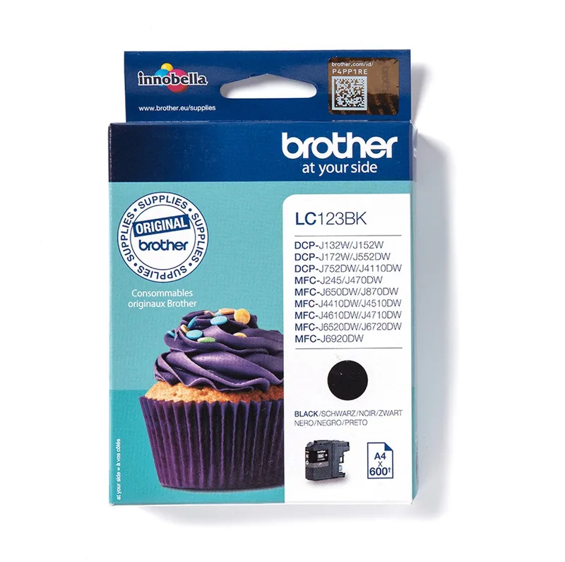 LC-123BK - Inktcartridge von Brother in Schwarz – Produktfoto 1 von 2