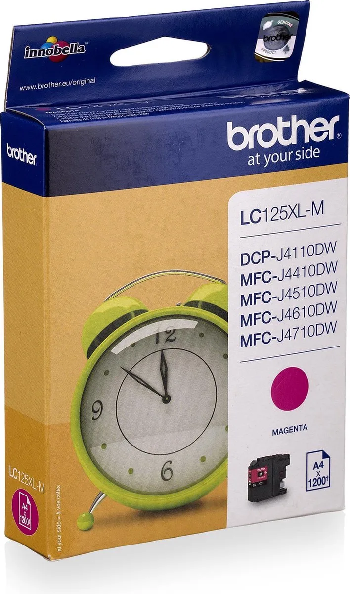 LC-125XLM - Inktcartridge - Hoge Capaciteit by Brother in Magenta – product photo