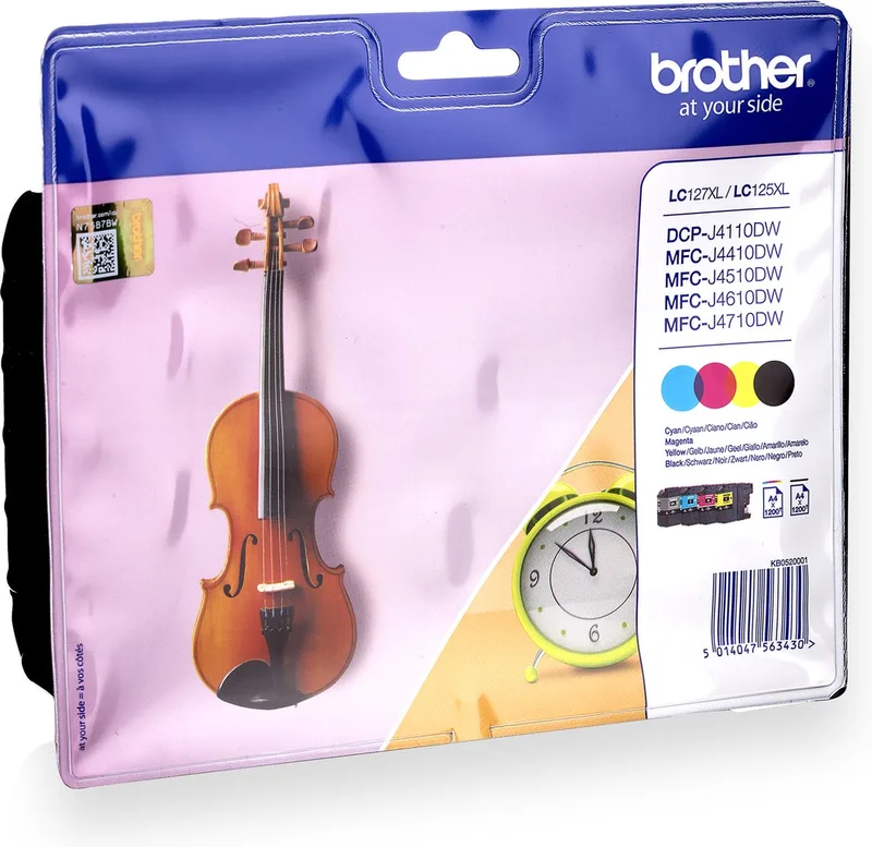 LC-127XLVALBPDR - Inktcartridge - Multipack fra Brother i Sort – produktbillede