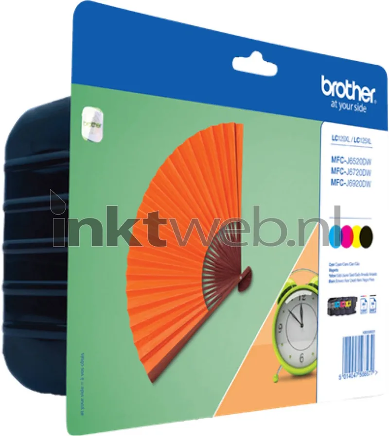 LC-129XL Multipack by Brother in Zwart en kleur – product photo