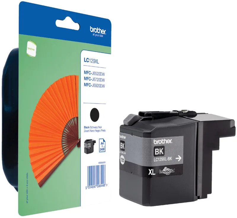 LC-129XLBKBP inktcartridge van Brother in Zwart – productfoto