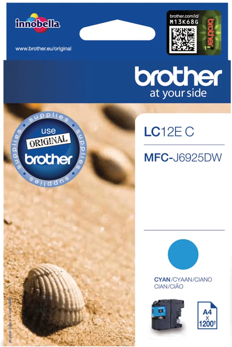 LC-12EC - Inktcartridge von Brother in Cyaan – Produktfoto