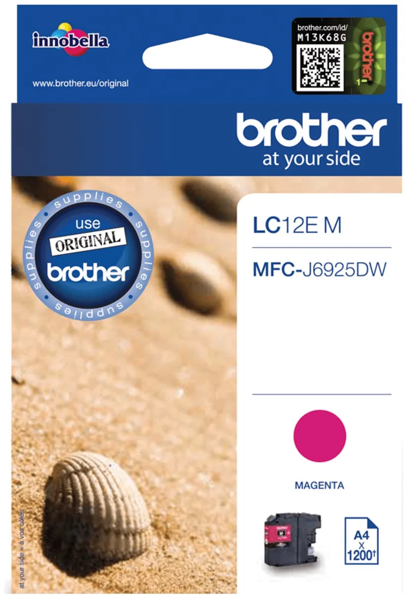 LC-12EM - Inktcartridge von Brother in Magenta – Produktfoto