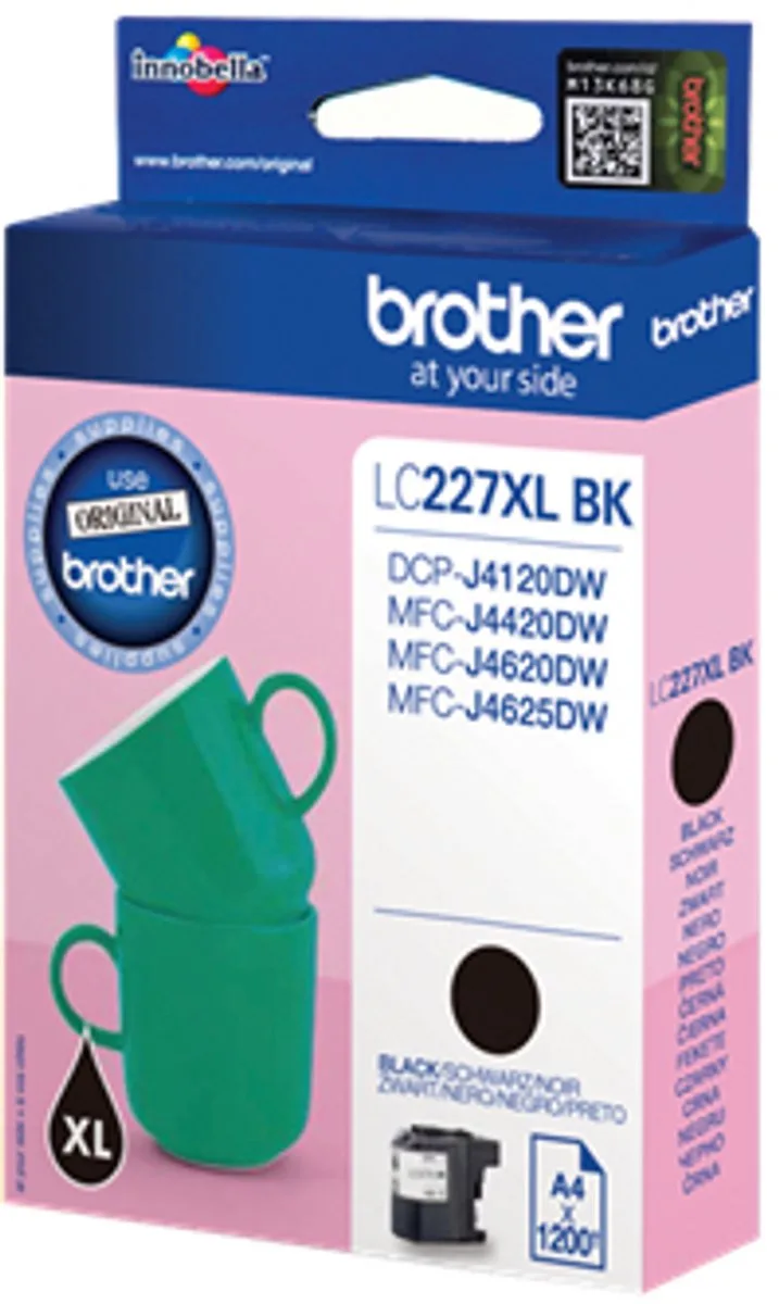 LC-227XLBKBPDR inktcartridge 1 stuk(s) Origineel de Brother en Noir – photo produit