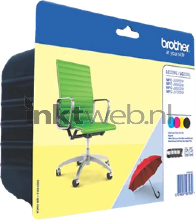 LC-229XL Multipack by Brother in Zwart en kleur – product photo