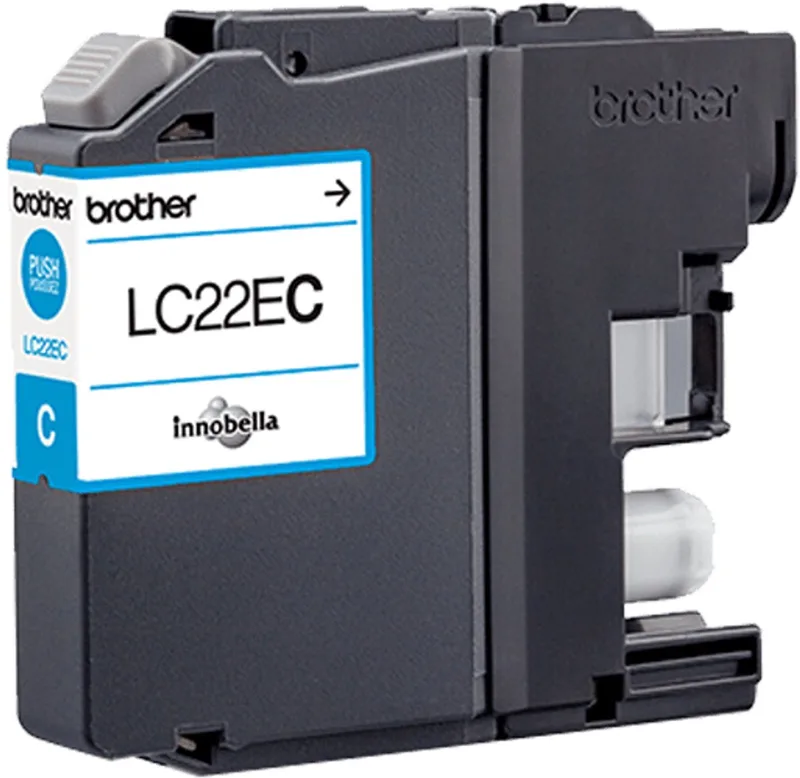 LC-22EC - Inktcartridge von Brother in Cyaan – Produktfoto