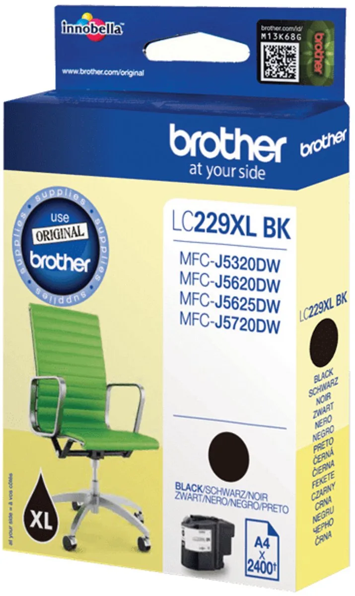 LC-22EY - Inktcartridge van Brother in Geel – productfoto