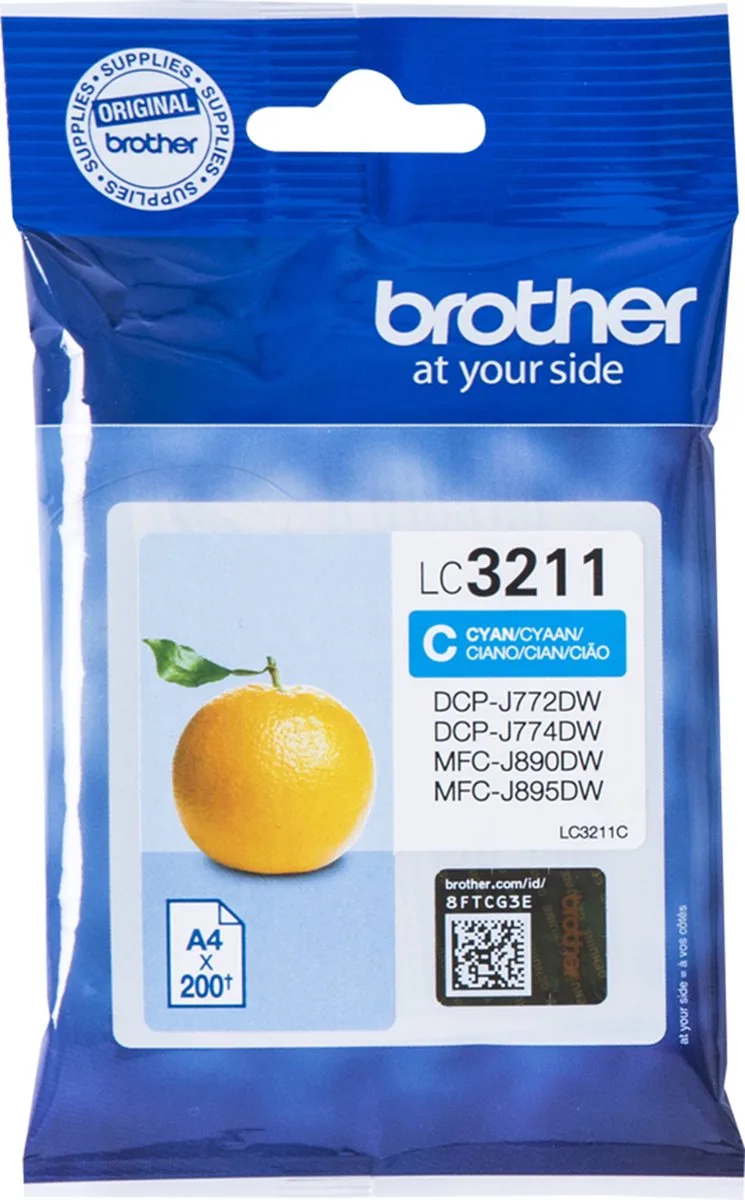 LC-3211C - Inktcartridge van Brother in Cyaan – productfoto