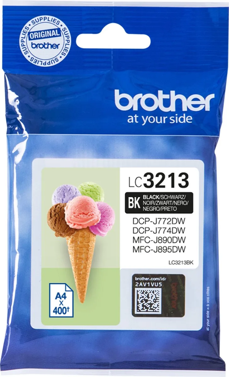 LC-3213BK inktcartridge Origineel von Brother in Schwarz – Produktfoto