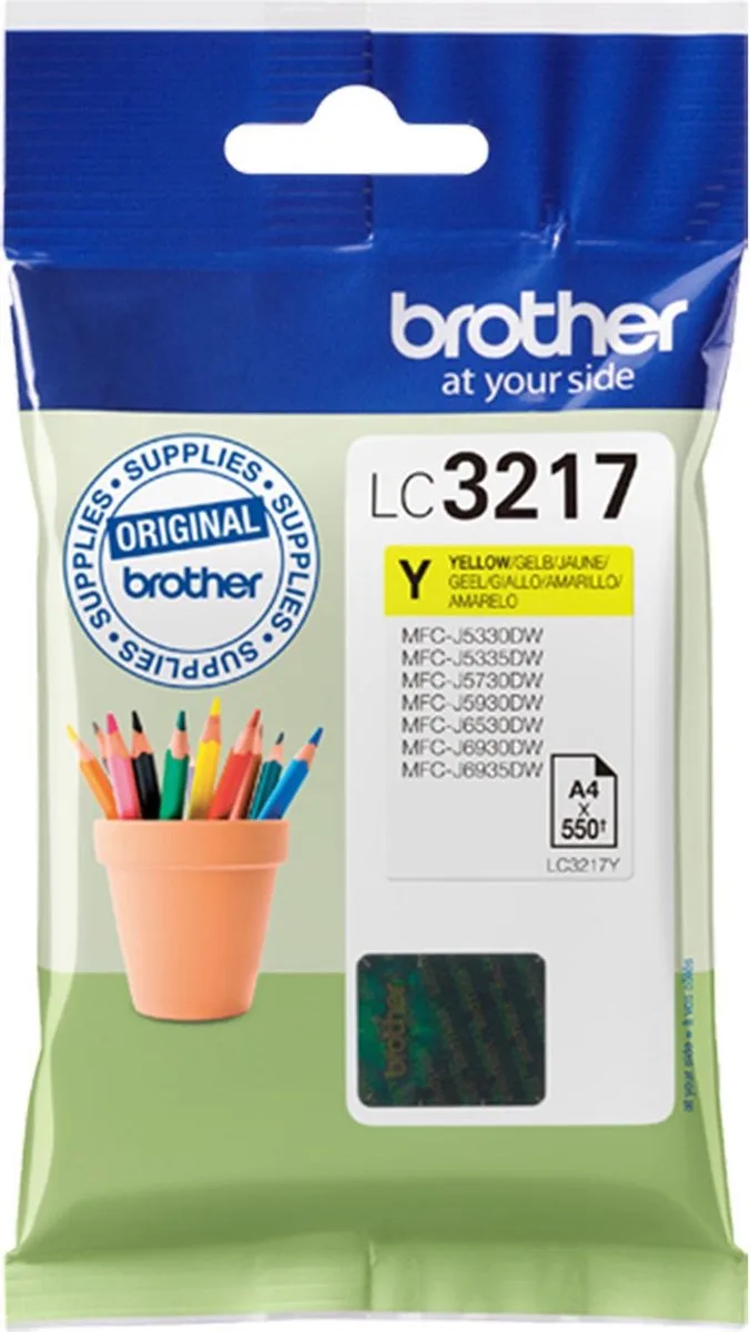 LC-3217Y - Inktcartridge by Brother in Yellow – product photo