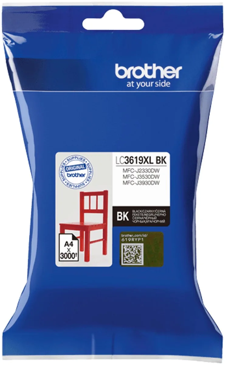 LC-3619XLBK inktcartridge 1 stuk(s) Origineel von Brother in Schwarz – Produktfoto