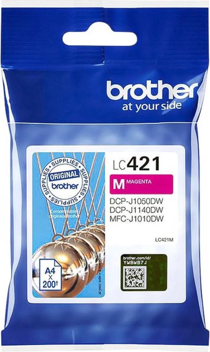 LC-421M - Originele Cartridge - Standaard formaat by Brother in Magenta – product photo 1 of 3