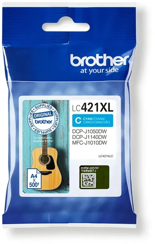 LC-421XLC - Originele Cartridge - Hoge capaciteit van Brother in Cyaan – productfoto 1 van 3