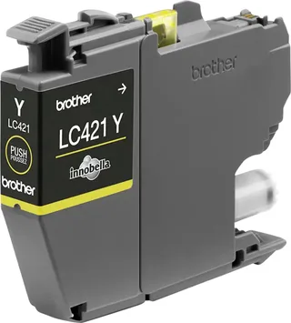 LC-421Y - Originele Cartridge - Standaard formaat by Brother in Yellow – product photo 3 of 3