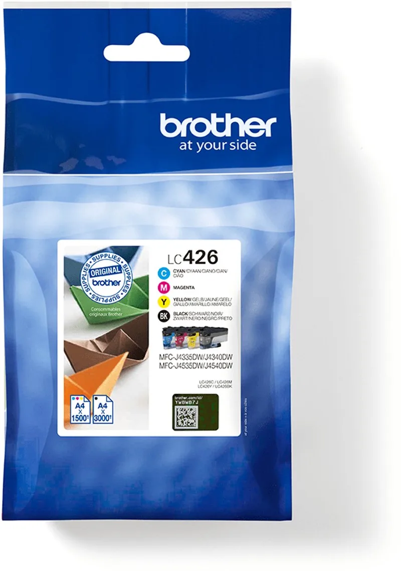 LC-426VAL - Originele Cartridges - Standaard formaat - Zwart, Cyaan, Magenta, Geel by Brother in Kleur – product photo
