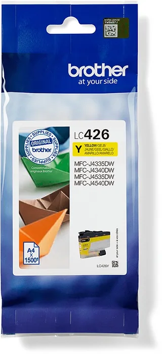 LC-426Y - Originele Cartridge - Standaard formaat van Brother in Geel – productfoto 1 van 2