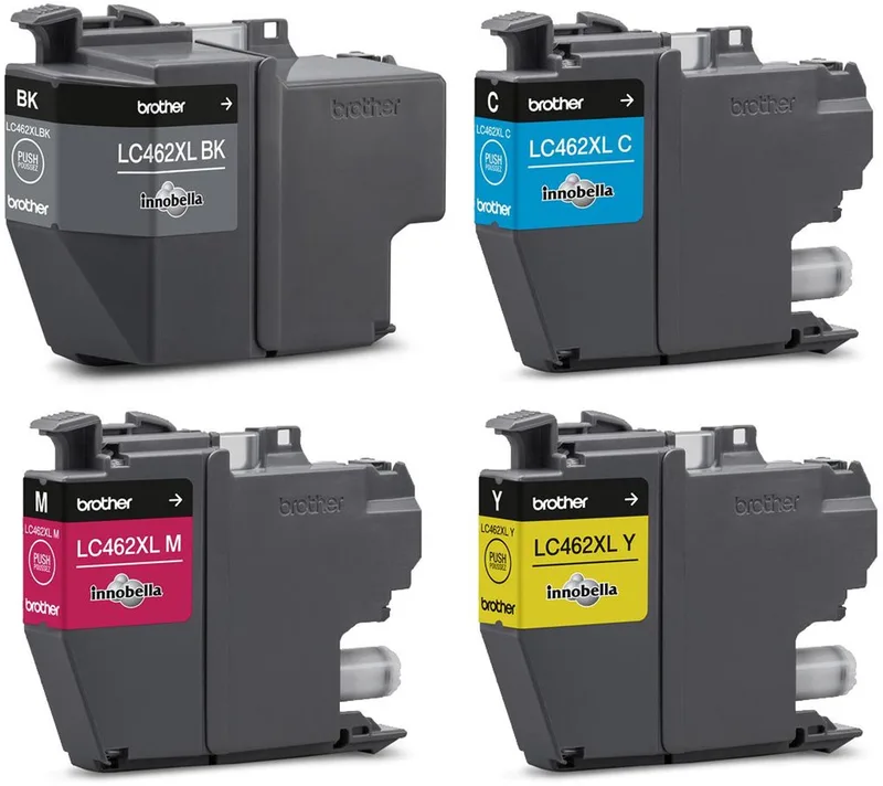 LC-462XL XL Inktcartridges voor J2340DW J3540DW J3940DW - 3000 Pagina's de Brother en Noir, Cyan, Magenta, Jaune – photo produit