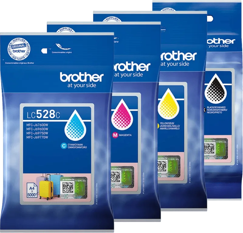LC-528 Cartridge Combo Pack von Brother – Produktfoto