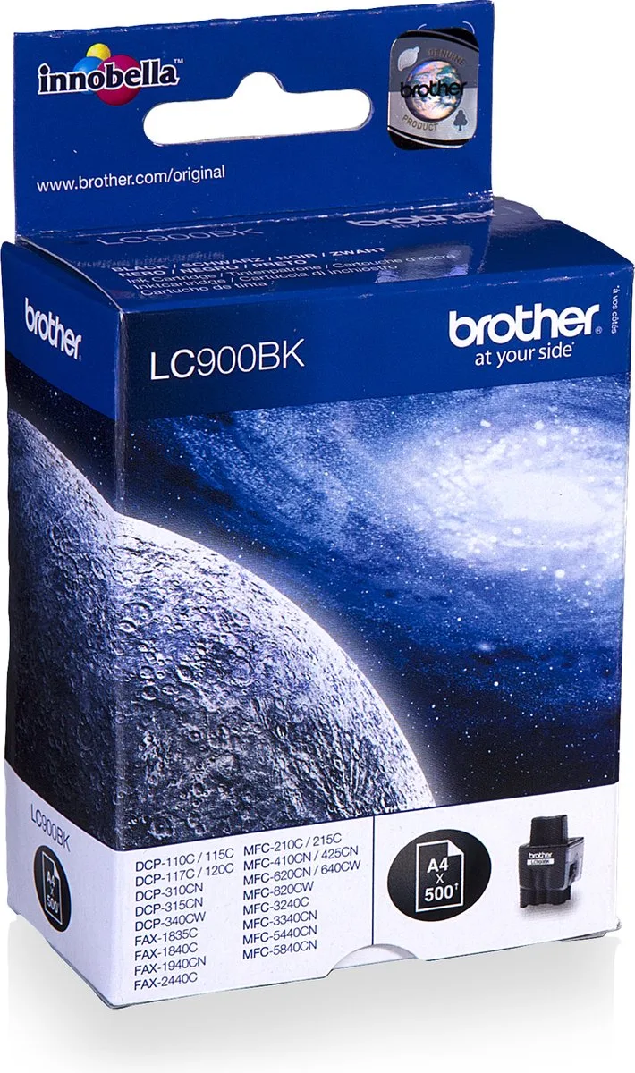 LC-900BK - Inktcartridge fra Brother i Sort – produktbillede