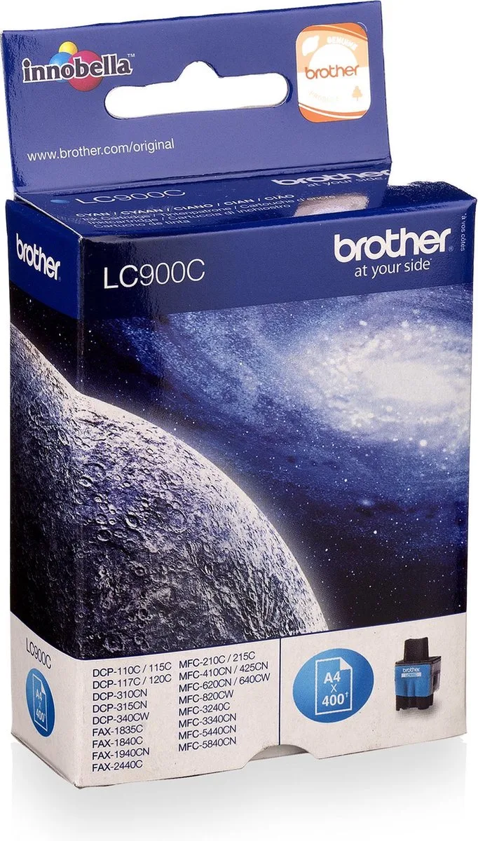 LC-900C - Inktcartridge fra Brother i Cyaan – produktbillede