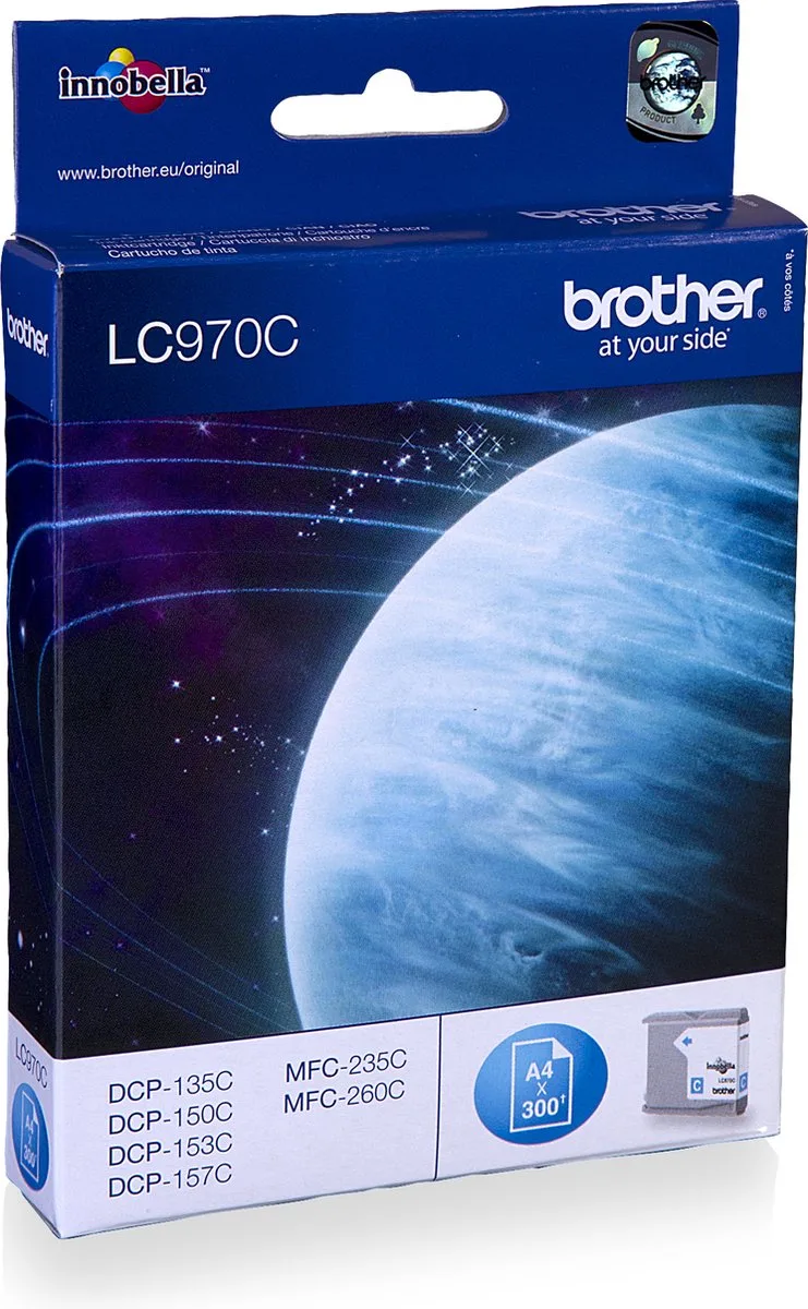 LC-970C Inktcartridge von Brother in Cyaan – Produktfoto