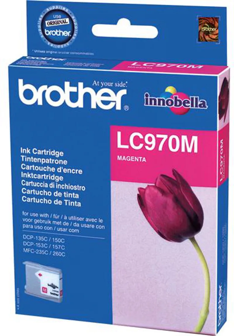 LC-970MBP inktcartridge 1 stuk(s) Origineel från Brother i Magenta – produktbild