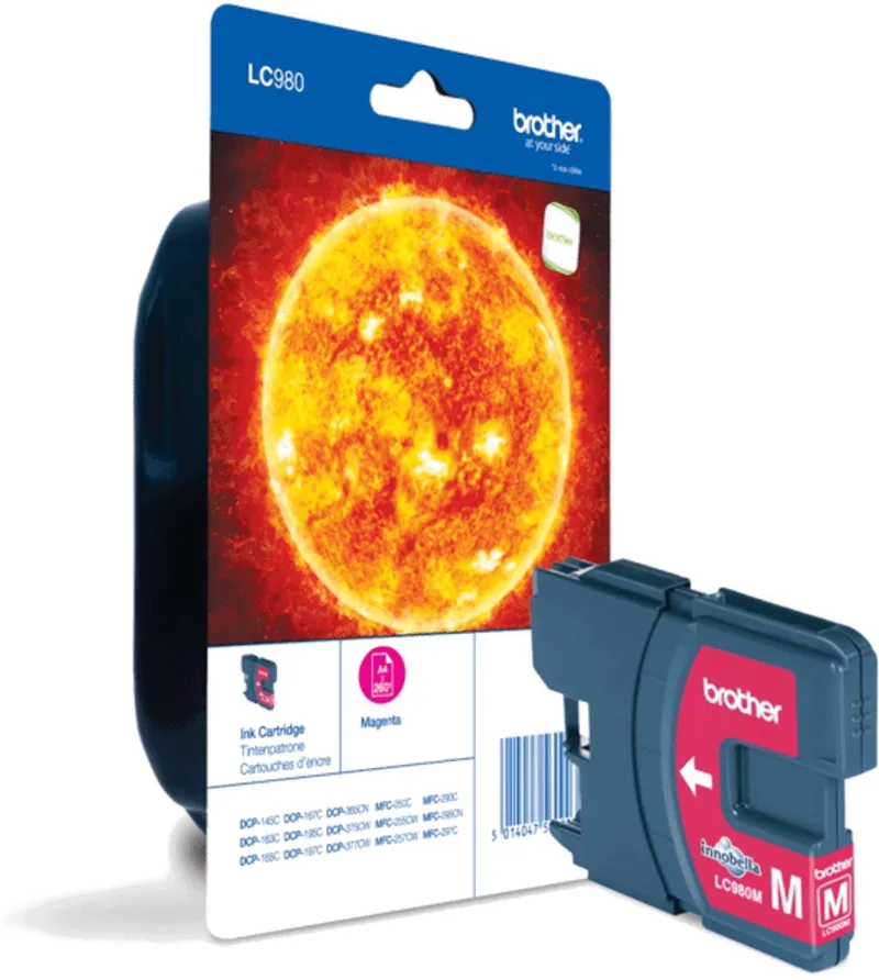 LC-980 - Inktcartridge fra Brother i Magenta – produktbillede