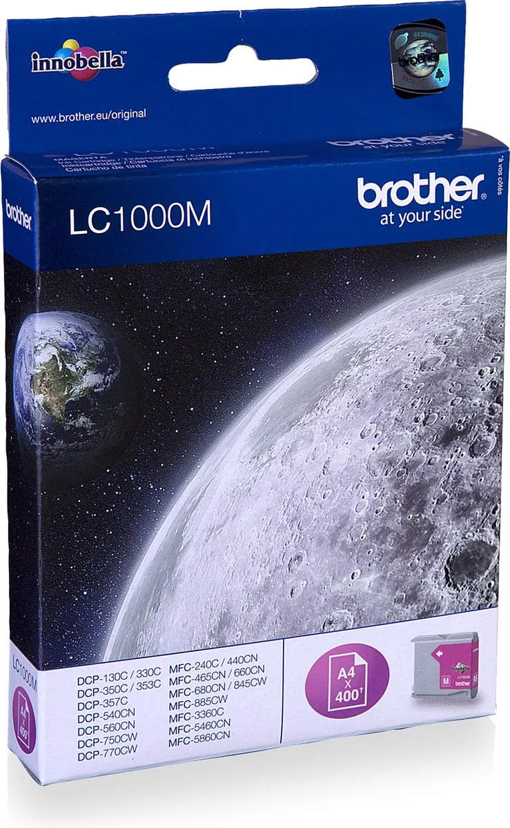 LC1000M - Inktcartridge by Brother in Magenta – product photo