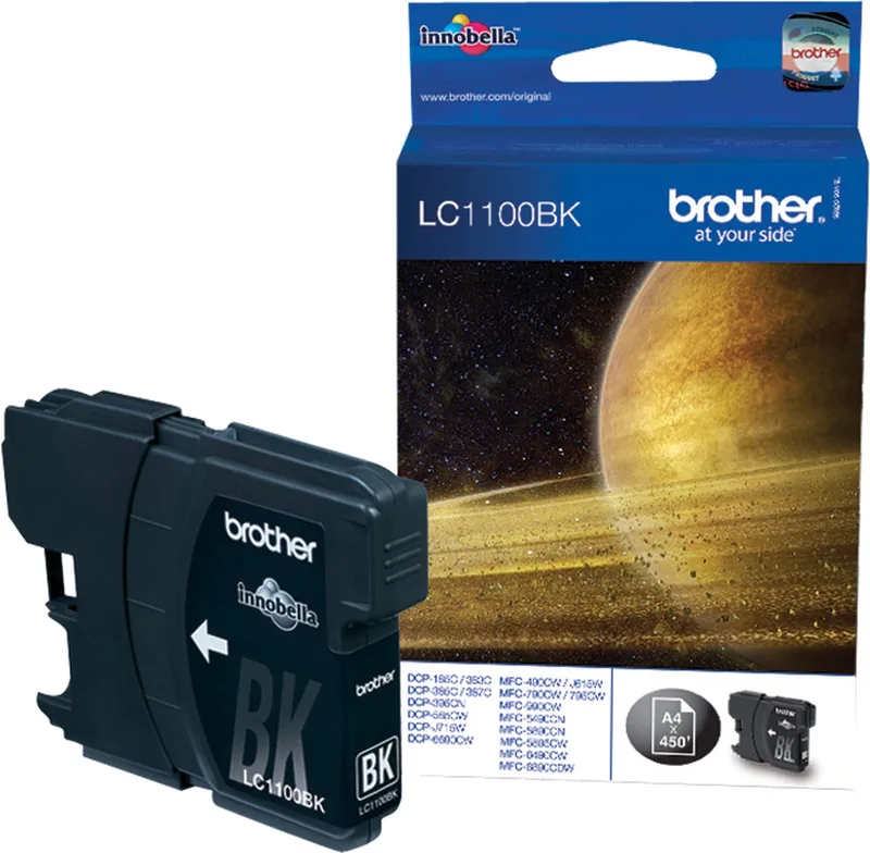 LC1100BK - Inktcartridge de Brother en Noir – photo produit