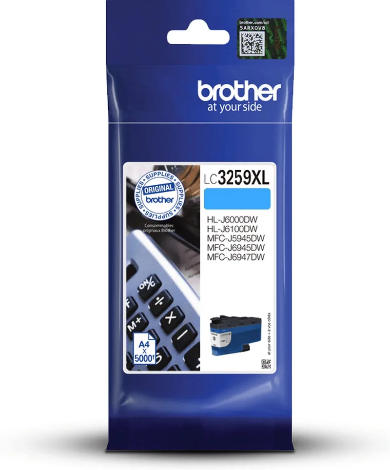 LC3259XLCP tonercartridge 1 stuk(s) Origineel by Brother in Cyaan – product photo