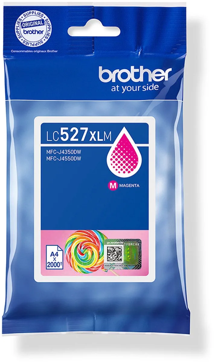 LC527XLM inktcartridge 1 stuk(s) Origineel Hoog (XL) rendement by Brother in Magenta – product photo