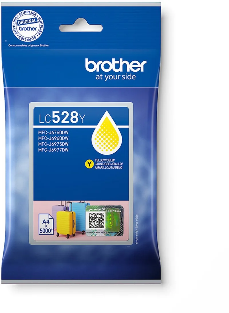 LC528Y inktcartridge 1 stuk(s) Origineel fra Brother i Gul – produktbillede