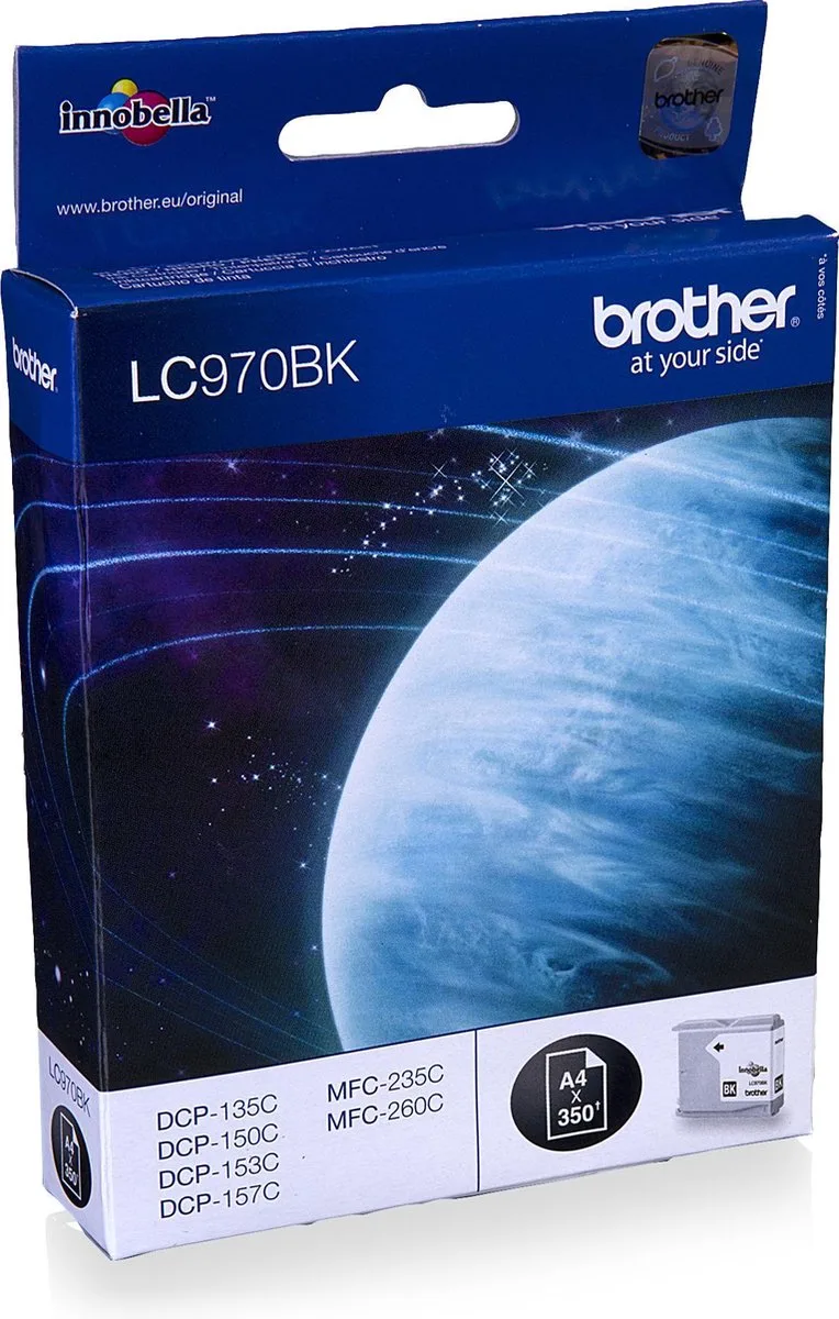 LC970BK - Inktcartridge / Black by Brother in Black – product photo