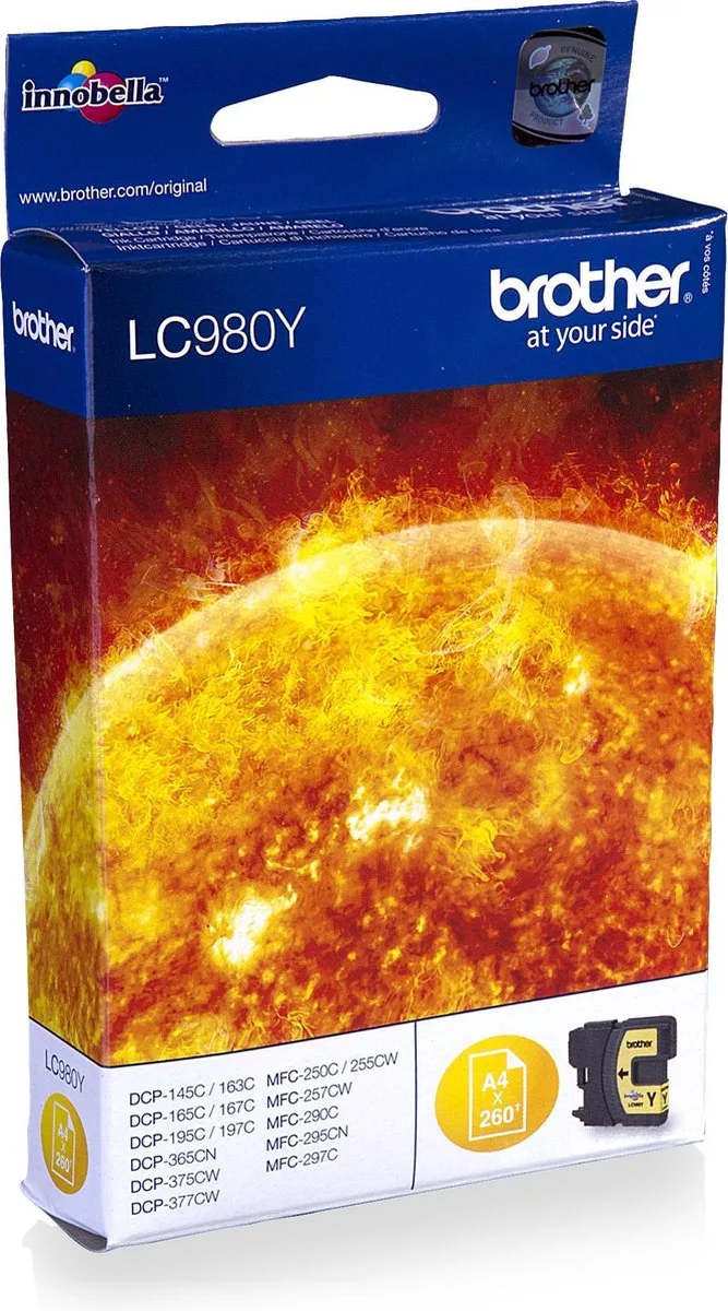 LC980Y - Inktcartridge / Yellow by Brother in Yellow – product photo