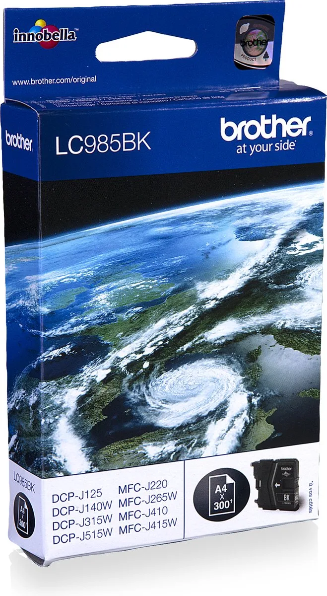 LC985BK - Inktcartridge / Black von Brother in Schwarz – Produktfoto