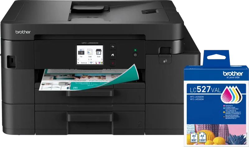 MFC-J4550DW + 1 set extra cartridges von Brother – Produktfoto