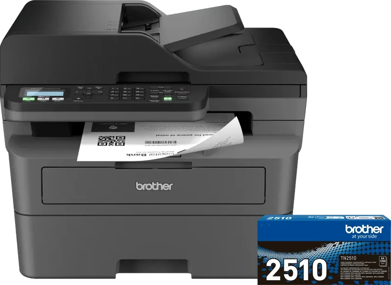 MFC-L2800DW + 1 extra zwarte toner de Brother – photo produit