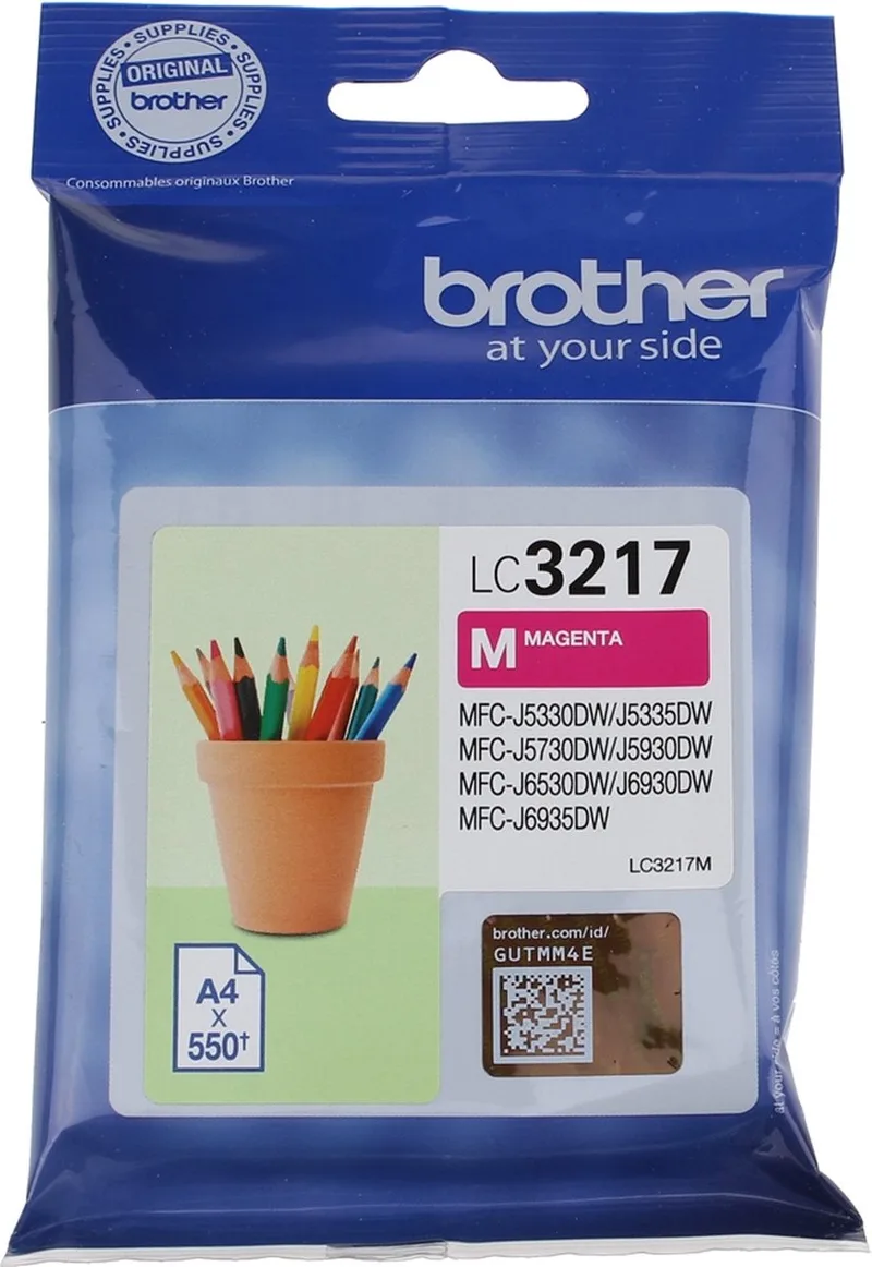 Original Ink Cartridge Brother LC-3217M van Brother in Magenta – productfoto