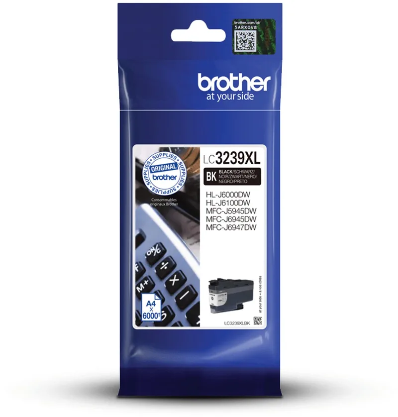 Original Ink Cartridge Brother LC-3239XLBK fra Brother i Sort – produktbillede